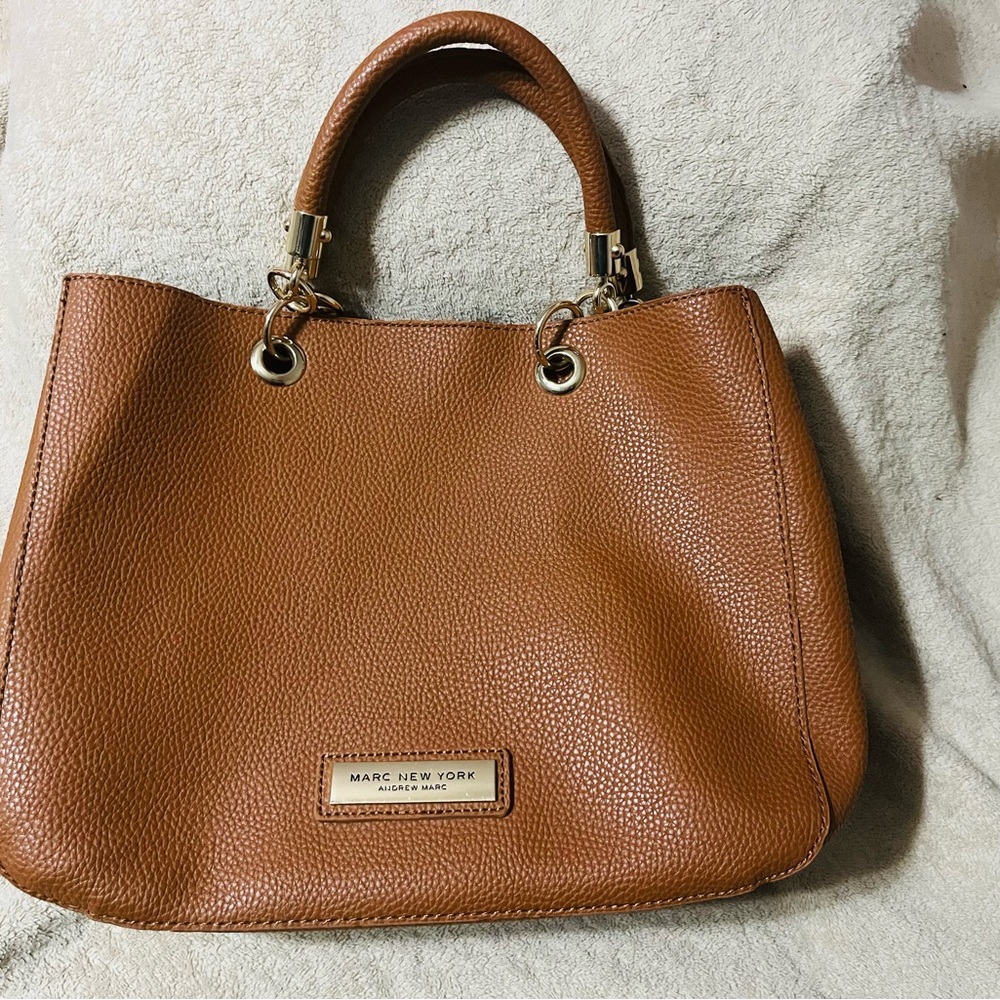 Marc New York Brown Leather Tote